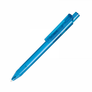 długopis transparentny z logo_Ideas Factory