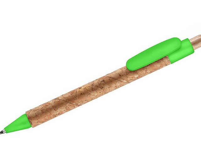 długopis korkowy zielony_Ideas Factory