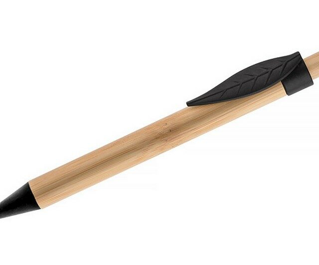 długopis bambudowy z klipem ze słomy pszenicznej_Ideas Factory
