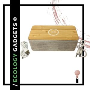 głośnik Eco z wbudowaną ładowarką _Ideas Factory
