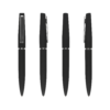 Długopis czarny metalowy z silikonowym korpusem_Ideas Factory